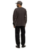 CAV EMPT Side Seam Double Knit Long Sleeve Charcoal, Sweaters