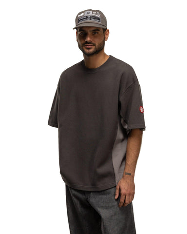 CAV EMPT Side Seam Double Knit T Charcoal, T-Shirts