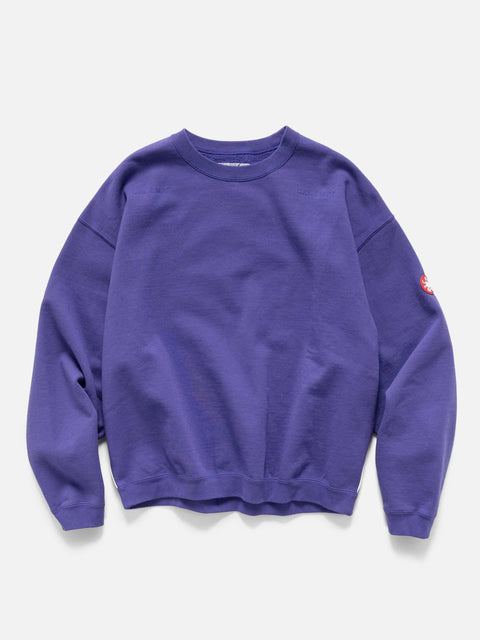 CAV EMPT Solid Loose Crew Neck Purple, Sweatshirts