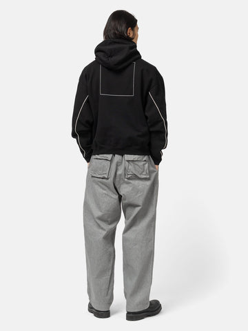CAV EMPT Solid Loose Hoody Black, Hoodies