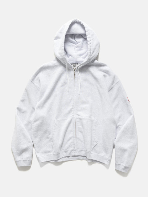 CAV EMPT Solid Loose Zip Hoody Grey, Hoodies