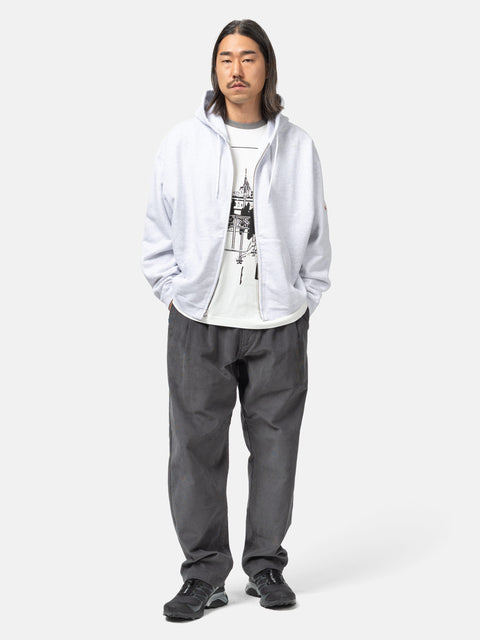 CAV EMPT Solid Loose Zip Hoody Grey, Hoodies