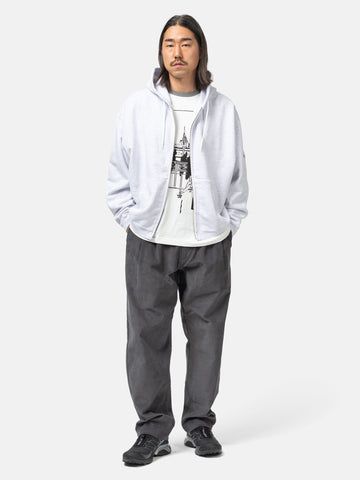 CAV EMPT Solid Loose Zip Hoody Grey, Hoodies