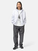 CAV EMPT Solid Loose Zip Hoody Grey, Hoodies