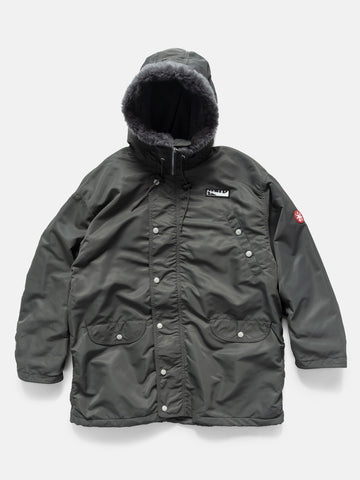 CAV EMPT Synth Fur Hood Zip Coat Grey, Coats