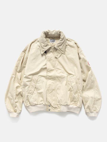 CAV EMPT Washed Cotton Light Zip Jacket Beige, Jackets