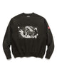 CAV EMPT Washed Dimensions Crew Neck Black, Sweaters
