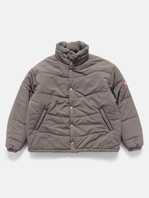 CAV EMPT Wave Stitch Puff Jacket Grey, Down Jackets