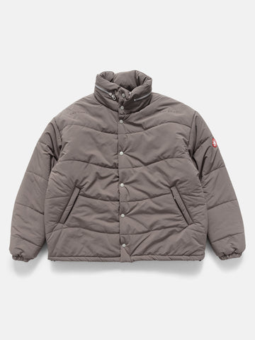 CAV EMPT Wave Stitch Puff Jacket Grey, Down Jackets