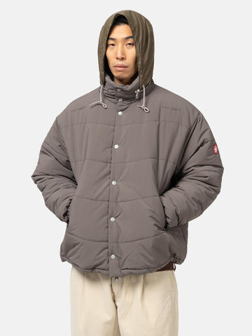 CAV EMPT Wave Stitch Puff Jacket Grey, Down Jackets