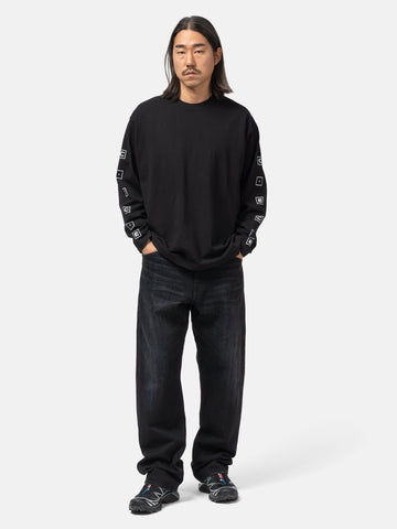 CAV EMPT Willow Long Sleeve T Black, T-Shirts