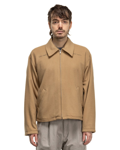 CAV EMPT Wool Short Zip Jacket Beige, Outerwear