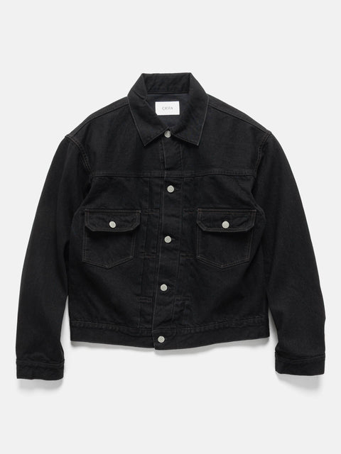 CIOTA Double Pocket Denim Jacket Black (One Wash), Denim Jackets