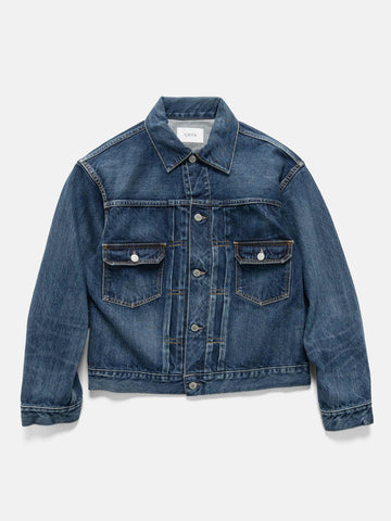 CIOTA Double Pocket Denim Jacket Medium Blue, Denim Jackets