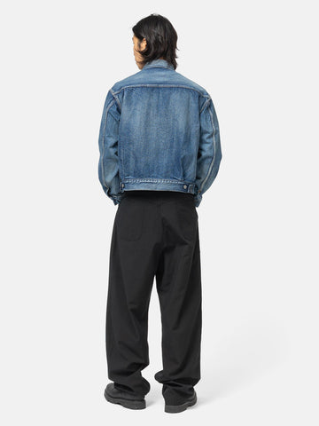 CIOTA Double Pocket Denim Jacket Medium Dark Blue DMG, Trucker Jackets