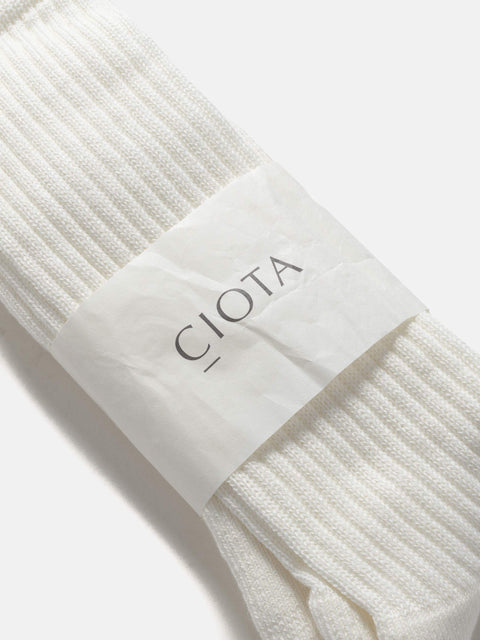 CIOTA Heavy Weight Pile Socks Off White, Socks