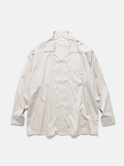 CIOTA Open Collar Shirt Light Gray, Shirts