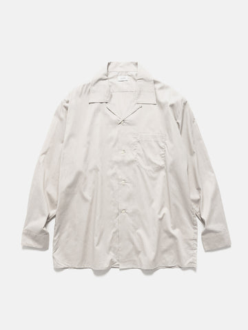 CIOTA Open Collar Shirt Light Gray, Shirts