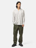 CIOTA Open Collar Shirt Light Gray, Shirts