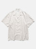 CIOTA Open Collar Short Sleeve Shirt Light Gray, Shirts