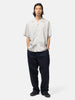 CIOTA Open Collar Short Sleeve Shirt Light Gray, Shirts