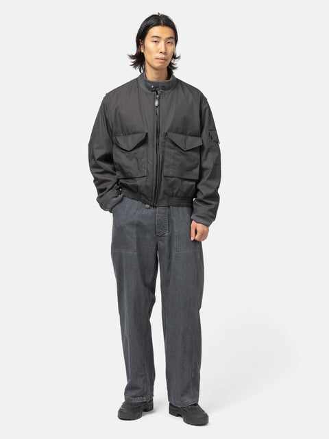 CIOTA US NAVY WEP G-8 Flight Jacket Charcoal Grey, Bomber Jackets