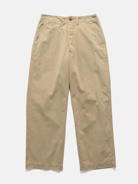 CIOTA Weapon Chino Cloth Pants (45khaki)(StoneWash) Beige, Pants