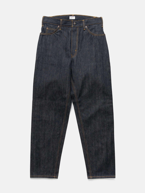 CIOTA Wide Tapered 5 Pocket Pants Navy (Rigid), Jeans