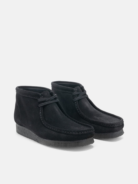 Clarks Originals Wallabee Boot Black Suede, Boots