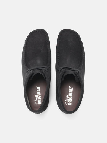 Clarks Originals Wallabee Boot Black Suede, Boots