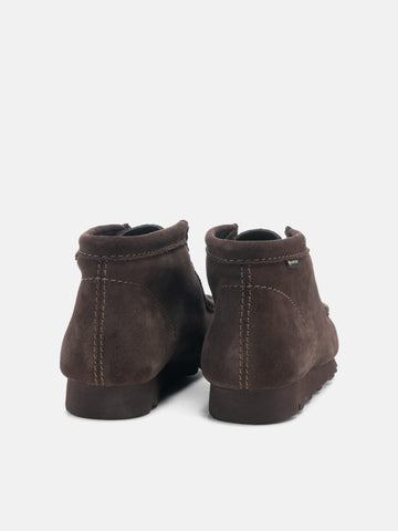 Clarks Originals Wallabee Boot Gtx Dark Brown Suede, Boots