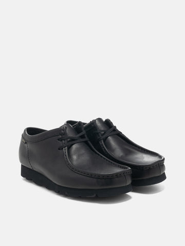 Clarks Originals Wallabee Gtx Black/Black Leather, Shoes