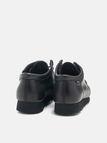 Clarks Originals Wallabee Gtx Black/Black Leather, Shoes