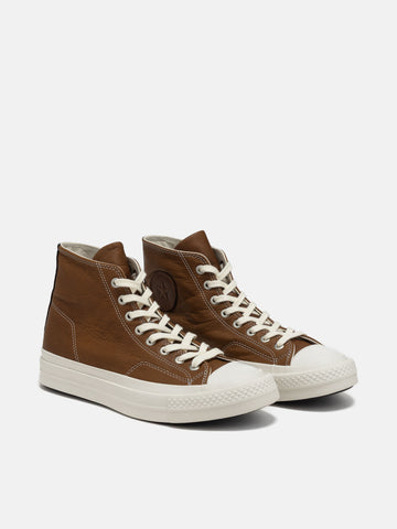 Converse Chuck Taylor FS Premium Leather Hi Chestnut/Black/Snow White, Sneakers
