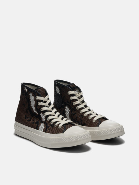 Converse Chuck Taylor FS Woven Leather Brown/Snow White/Black, Sneakers