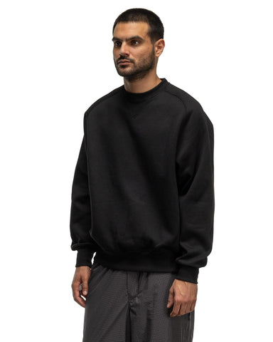 DAIWA Tech Sweat Crew Freedom Sleeve Black, Sweaters