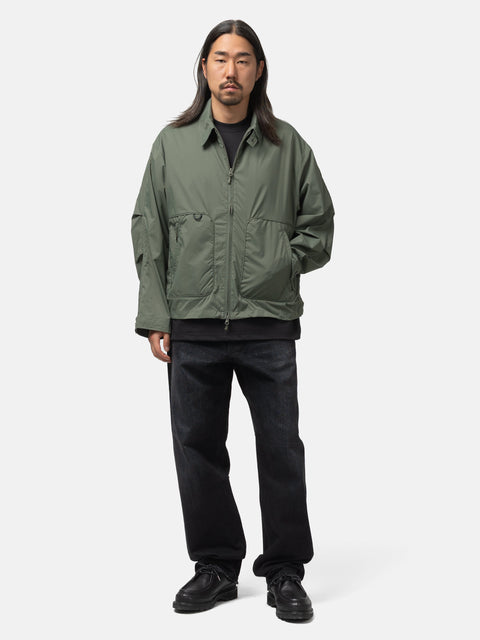 DAIWA Tech Travel Short Jacket Sage, Jackets