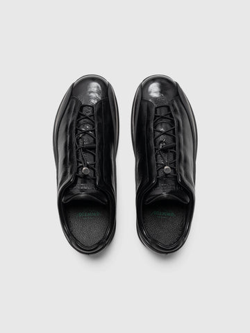 DIEMME Licata Black Crackled Leather, Sneakers
