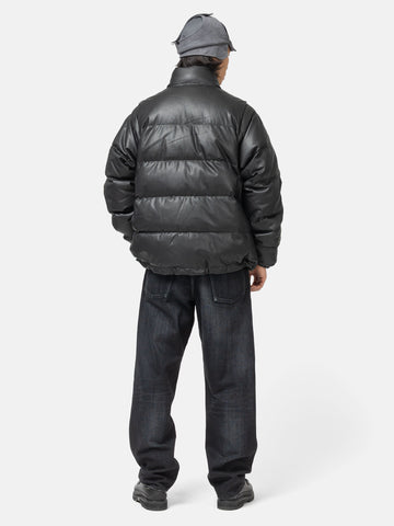 DAIWA Tech 2Way Leather Like Down Jacket Black, Down Jackets