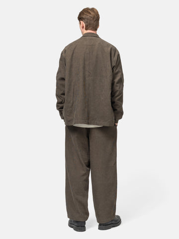 DAIWA Tech Easy Trousers Corduroy Brown Khaki, Trousers