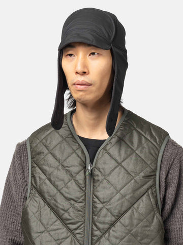 DAIWA Tech Fleece Flight Cap Black, Hats