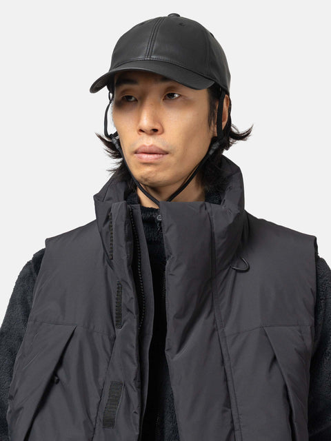 DAIWA Tech Leather Like Cap Black, Caps