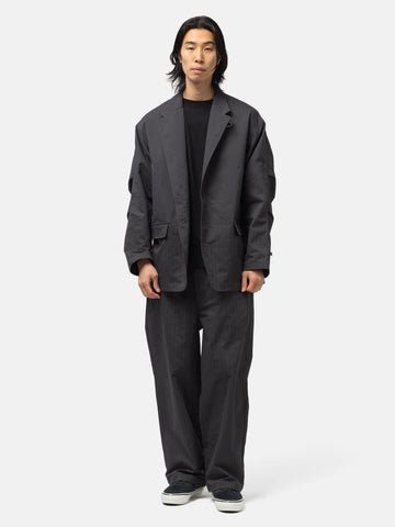 DAIWA Tech Loose 2B Jacket Herringbone Charcoal, Jackets