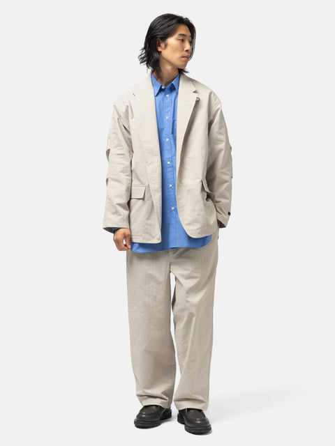 DAIWA Tech Loose 2B Jacket Herringbone Ecru, Jackets