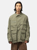 DAIWA Tech Multi Fishing Pocket Mil BDU Shirt L/S Sage Gray, Jackets