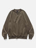 DAIWA Tech Sweat Crew Freedom Sleeve Brown Khaki, Sweatshirts