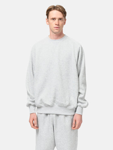 DAIWA Tech Sweat Crew Freedom Sleeve Heather Gray, Sweatshirts