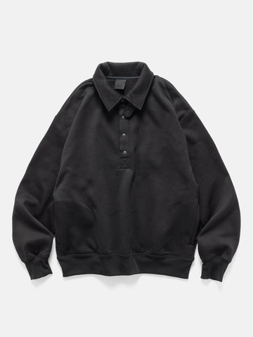DAIWA Tech Sweat Snap Pullover Black, Sweatshirts