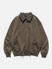 DAIWA Tech Sweat Snap Pullover Brown Khaki, Sweatshirts