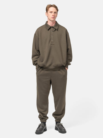 DAIWA Tech Sweat Snap Pullover Brown Khaki, Sweatshirts